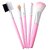 NewClick Fashion 6155 Multicolour Makeup Kit Nude Eyeshadow Palette 5 Pink Brushes 5 In 1 Lipstick 3In1 Eyeliner Mascara Eyebrow Pencil 36H Eyeliner Kajal2 Pc Makeup Sponge Puffs (Pack Of 15)