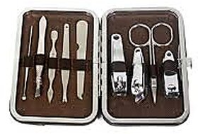 Generic Travel Kit 9 Pcs Manicure Pedicure Nail kit
