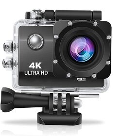 Adam Ultra HD DV 30M Vlogging Camera Sports and Action Camera Sports  Action Camera (Black)