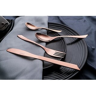 APAAR CUTLERY 6PCS SET DESERT SPOON HUNAR ROSE GOLD