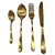 APAAR CUTLERY 6PCS SET DESERT SPOON SIGMAPLAIN GOLD MATT