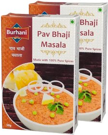 Burhani Foods Pav Bhaji Masala 50 g ( Pack of 2 )