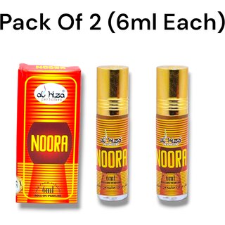                       Al hiza Noora perfumes Roll-on 6ml (Pack of 2)                                              