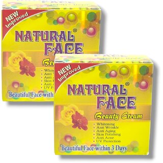                       Natural Face Beauty Cream 20g (Pack of 2)                                              