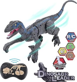 Multifunctional Remote Control Dinosaur,RC Dinosaur Remote Control Dinosaur Toy with LED Light And Roaring Sound,Electro