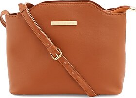 Tan Women Sling Bag