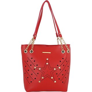 Women Red Shoulder Bag - Regular Size