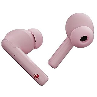                       Zebronics Zeb-Sound Bomb 5 Tws V5.0 Bluetooth Truly Wireless In Ear Earbuds With Up To 22H Backup Flash Connect Splash Proof Voice Assistant Touch Control 10Mm Driver With Mic And Type C (Pink)                                              