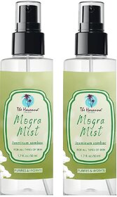 The Havanna 100 Natural Mogra Mist Face Spray for Deep Hydrating  Nourishing skin. For All Skin Type Men  Women -50ml, Pack of 2
