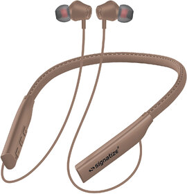 SIGNATIZE Bluetooth Wireless in-Ear Neckband TF Card Support with Mic, 60 Hours Playtime