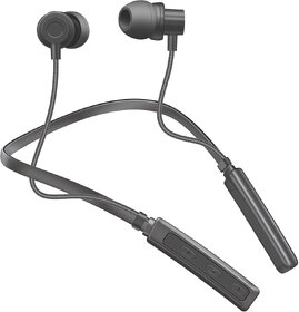 SIGNATIZE in-Ear Bluetooth 5.0 Neckband with Up to 45 Hours Playtime, with Mic, Magnetic Earbuds.-SZ-1117