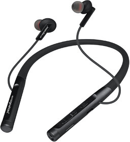 SIGNATIZE Neckband Bluetooth Headphones Wireless Earbuds TF Card Support with Microphone SZ-1075 Black