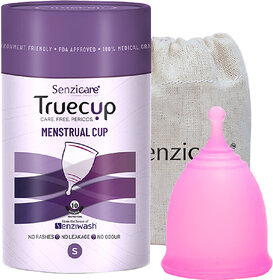 Senzicare Truecup Small Reusable Menstrual Cup for Women