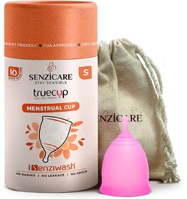 Senzicare Truecup Small Reusable Menstrual Cup for Women