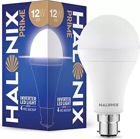 HALONIX 12 W Standard B22 D Inverter Bulb  (White)