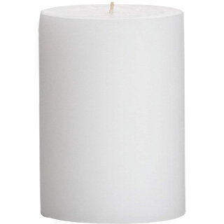                       GOZZTOM Piller Candles Smoke Less for Party and Event Decoration Non-Scented White (2X2 Inch) - Pack Of 1                                              