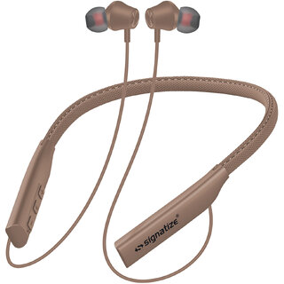 SIGNATIZE Bluetooth Wireless in-Ear Neckband TF Card Support with Mic, 60 Hours Playtime SIGNATIZE Bluetooth Wireless in-Ear Neckband TF Card Support with Mic, 60 Hours Playtime