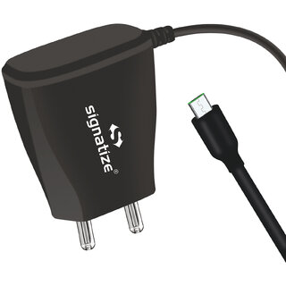                       SIGNATIZE Charger with2.4A Charging Plug with Attached Micro Cable-SZ-2050                                              