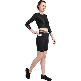 Trendy Data - Not - Present Ninq Solid Women Yellow, Black Tights 2025 at ShopCircuit | ONDC