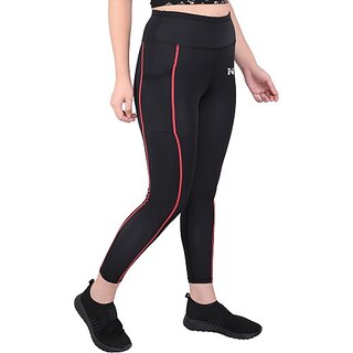 New Data - Not - Present Ninq Solid, Striped Women Black Tights 2025 at ShopCircuit | ONDC