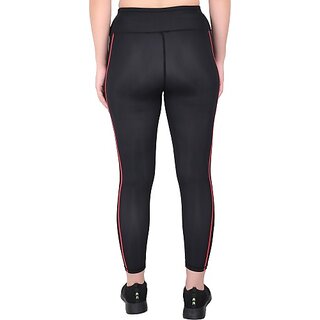 New Data - Not - Present Ninq Solid, Striped Women Black Tights 2025 at ShopCircuit | ONDC