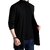 ROARERS Black Solid Lapel Collar Slim Fit Full Sleeve Men's Cardigan