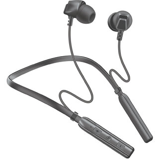                       SIGNATIZE in-Ear Bluetooth 5.0 Neckband with Up to 25 Hours Playtime, with Mic, Magnetic Earbuds-SZ-1123                                              