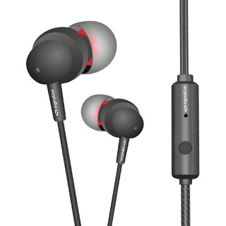                      SIGNATIZE Audio Wired in Ear Earphones with Built in Mic, 10 mm Driver, Powerful bass and Clear Sound-SZ-1020                                              