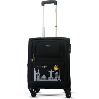 Timus Salsa Plus 58 cm with Soft Spinner Wheels, Small Cabin Size Travel Luggage with TSA Lock