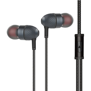                       SIGNATIZE Wired Bass Earphone and Music Control Headphone with HD Sound, in Earphones -SZ-1092                                              