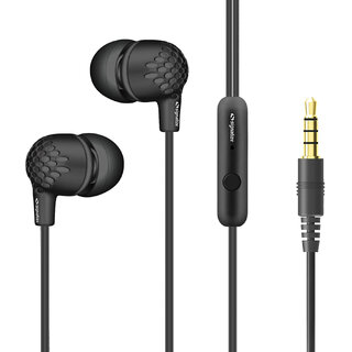                       SIGNATIZE Wired Dynamic Bass Earphone and Music Control Headphone with HD Sound, in Earphones -SZ-1058                                              