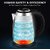 Smurfett Stainless Steel Electric Kettle 1.8 Liters Multipurpose Hot Water, Maggi Maker, Egg Boiler ( 1 Mtr Wire Length)