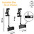 SIGNATIZE Mount Adjustable Car Phone Holder Universal Long Arm, Windshield for Smartphones - Black-SZ-6013