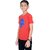 One Sky Boys Printed Pure Cotton T Shirt (Red, Pack Of 1)