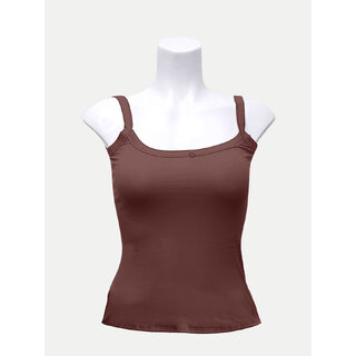                       Women Solid  Light  Brown Camisole                                              