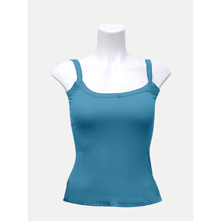                       Women Solid  Turquoise Camisole                                              