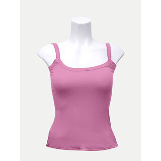                       Women Solid  Pink Camisole                                              