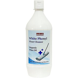                       Maksab - White Phenyl Floor Cleaner, Pine, 1L                                              