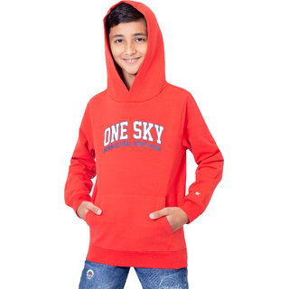                       One Sky Full Sleeve Printed Boys Sweatshirt                                              