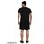 Ruggstar Cotton Black Solid Round Slim Fit Short Sleeve Men's T-Shirt and shorts