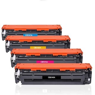 125A CB540A/541A/542A/543A Complete Set Black/Cyan/Yellow/Magenta Toner Cartridge for H P Color Laserjet CP1215 CP1515