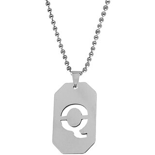                       M Men Style Initial Q Letter Necklace Personalized Letter Charm Pendant Jewelry Gift For Men                                              