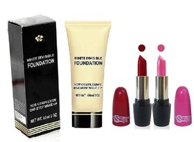 ADS foundation(60ml),with red pink lipstick SDL210010