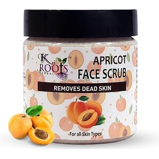                       Apricot Face Scrub Removes Dead Skin Cells  Black Head Remover  Enriched with Vitamins  All Skin Types -200gm                                              