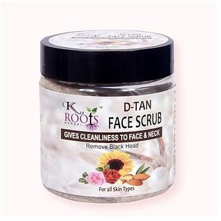 D-Tan Face Scrub Removes Dead Skin Cells Black Head Remover Enriched with Almond All Skin Types -200gm D-Tan Face Scrub Removes Dead Skin Cells Black Head Remover Enriched with Almond All Skin Types -200gm