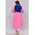 Padlaya Fashion Women Self Design Viscose Rayon Straight Kurta(Pink)