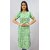 Padlaya Fashion Women Checkered Cotton Rayon Straight Kurta(Green)