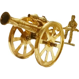 The New Look Brass Cannon Antique Showpiece