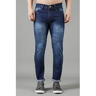                       PRJ IN STYLE Regular Men Dark Blue Jeans                                              