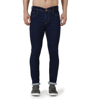                       PRJ IN STYLE Regular Men Dark Blue Jeans                                              